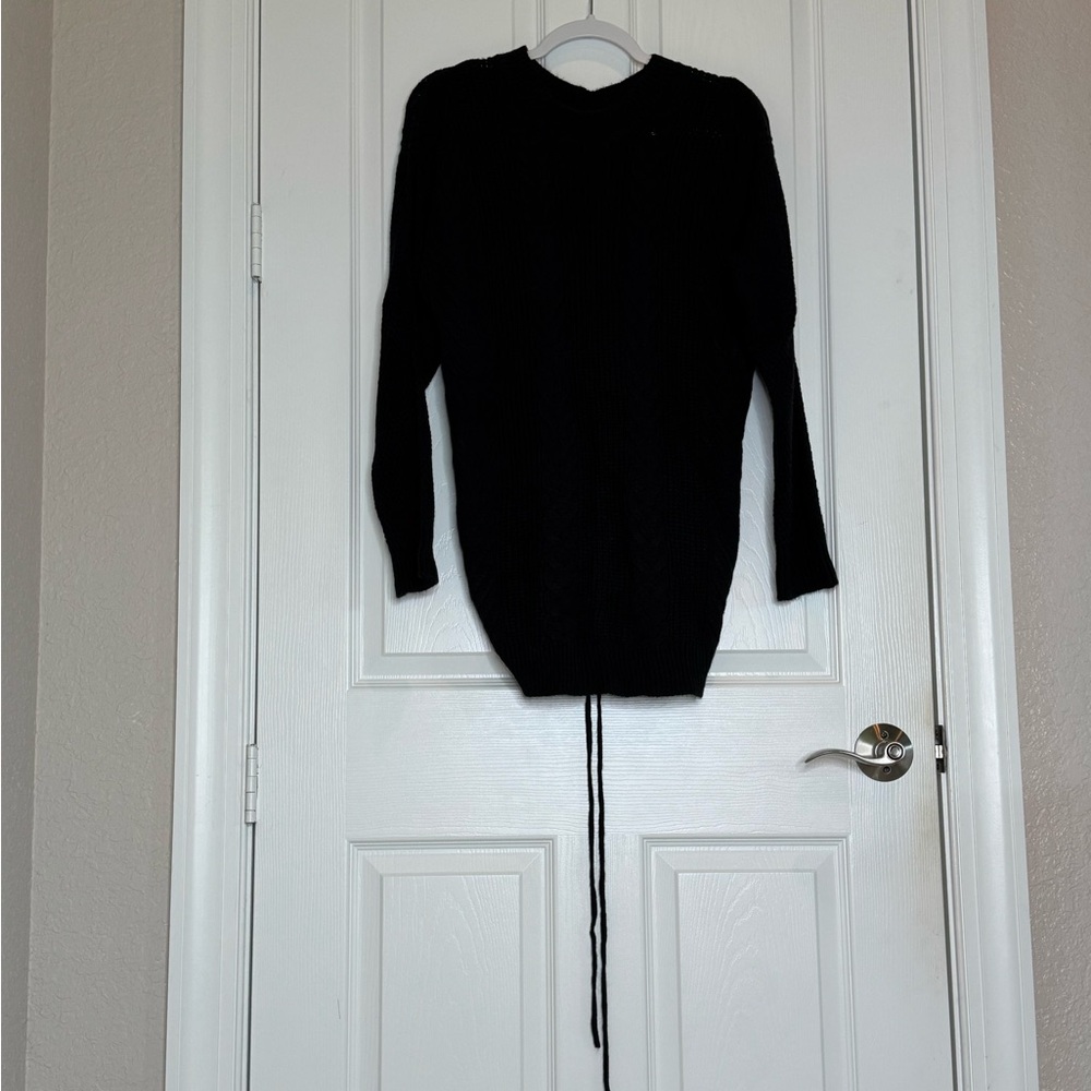 Charlotte Russe Black V-Neck Sweater